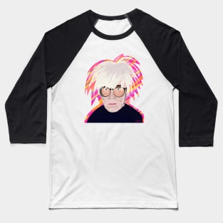 Andy Warhol portrait Baseball T-Shirt